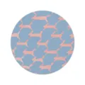 Set de table en tissu style nordique avec motif de lapin rose mignon, isolant pour repas. - Motif Lapin 08 / 17x17 Set de Table