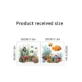 Underwater world coral tropical fish wall stickers waterproof self adhesive 30x30cm - Undersea Coral and Tropical Fish Style (KSC228K) / 2 Sheets Set