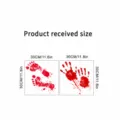 Halloween bloody handprint footprint wall stickers removable waterproof PVC sticker 30x30cm - Horror Blood Handprint and Footprint Style (KSC228O) / 2 Sheets Set