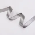 Silver velvet texture ribbon roll for floral bouquet gift wrapping and creative crafts. - Wide Roll / Silver