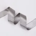 Silver Velvet Ribbon Metallic Sheen Gift Wrapping Floral Ribbon SKU Variant - 1 Roll - Extra Wide Roll / Silver