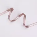Shiny pink ribbon variant for flower bouquet packaging, elegant satin velvet texture craft. - Narrow Roll / Pink