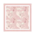 Rosa florales gepraegtes Geschenkpapier Blatt, elegante Blueten Muster Bluemenverpackung. - 10 Blatt/Packung (50x50cm) / Rosa