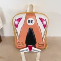 Kids cartoon car shape EVA shell backpack lightweight toddler school bag for boys and girls - Yellow