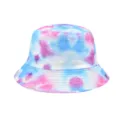 Chapeau bob tendance tie-dye avec un coloris bleu, rose et blanc vibrant pour un look stylé. - M (56-58cm) / Teinture-Lien Double Face 26