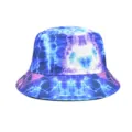 Chapeau bob tie and dye coloré pour homme et femme, casquette de soleil tendance. - M (56-58cm) / Teinture-Lien Double Face 06