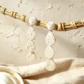 Bohemian raffia woven teardrop dangle earrings for women vacation summer beach jewelry style - Off White