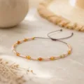 Bohemian ρυθμιζόμενο βραχιόλι με χάντρες, χειροποίητο βραχιόλι με χάντρες για γυναίκες. - Στυλ 2