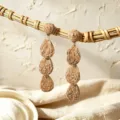 Handmade raffia woven teardrop dangle earrings bohemian style vacation jewelry accessories - Coffee