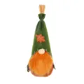 Cute autumn harvest gnome plush doll thanksgiving table decor tabletop decoration ornament - Green Hat Maple Leaf Faceless Doll
