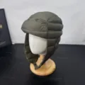 Winter outdoor padded thickened trapper hat warm windproof ski aviator hat for men and women. - M (56-58cm) / Army Green
