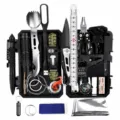 Outdoor overlevingsuitrusting set multifunctionele camping gereedschap kit met mes. - 60-in-1 Set