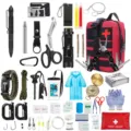 Outdoor emergency survival gear kit multi-functional tactical camping rescue equipment set - Red Bag Set