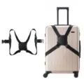 Reisbagage riem 8-vorm elastisch bungee touw binding koffer bevestigingsriem accessoires - Zwarte 8-vormige Riem