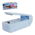 Draagbare mini zaksealmachine handheld plastic thermische sealerer voor snacks en voedsel - Blauw
