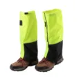 Polainas de nieve impermeables para actividades al aire libre y para el senderismo. - Verde Fluorescente
