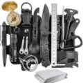 Outdoor survival uitrusting tactische noodkit wildernis verkenning kamperen uitrusting set - Deluxe Set (Hoofdafbeelding 15 Stuks)