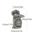 Statua in resina di cane angelo commemorativo per animali domestici con ali e scritta d'amore. - Memoriale per Cani