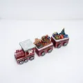 Weihnachten Harz Zug Ornament mit Weihnachtsmann und Geschenken, perfekte Tisch Deko. - Kleiner Weihnachtszug (RRW105-C)