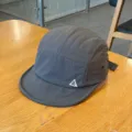 Donkergrijze 5-panel baseballpet met korte klep zachte streetwear zonnehoed voor heren - Klein Driehoek Sneldrogend / Grijs