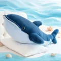 Cute marine series plush toy killer whale shark doll soft pillow stuffed animal decor gift - Marine Series (Blue Whale) / 35cm