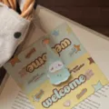 Cute green hat cat hairpin Japanese sweet cartoon duckbill clip hair accessory for girls - Light Green