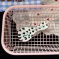 Cute spoon shape hair clip sweet cool style black and white spot design girls hair accessory - White Letter Hair Clip