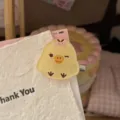 Cute cartoon yellow chick duckbill hair clip sweet bow hair accessory for cute girls style - Duck Hair Clip