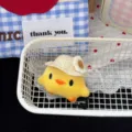 Cute plush yellow duck hair clip with straw hat, sweet girlish hair accessory for daily wear. - Hat Little Yellow Duck Hairpin
