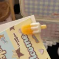 Sweet candy color ice cream hair clip cute cartoon duckbill hairpin for girls summer - Orange Ice Cream Hair Clip