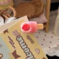 Cute strawberry ice cream hair clip, sweet cartoon hair accessory for sweet girls. - Strawberry Pink