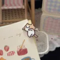 Cute light brown cartoon cat hairpin duckbill clip sweet girl bangs hair accessory daily - Sneaking Cat Hair Clip