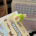 Cute 3D fruit ice cream hair clip sweet green resin side hairpin for girls sweet styling. - Green