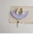 Sombrero de pescador para protección solar al aire libre con ala ancha y barbilla ajustable. - M (56-58cm) / Púrpura