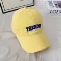 Gorra de béisbol vintage lavada en amarillo, detalle de ala desgastada y elegante bordado. - M / Amarillo Plátano