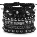 Punk Rock Multilayer Woven Style (37)