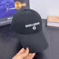 Gorra de béisbol negra de algodón con bordado gótico y estrella para uso diario casual. - M (56-58cm) / Negro