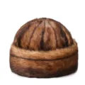 Bonnet d'hiver en fausse fourrure de vison marron, chapeau president chaud peluche. - Taille unique / Rouge Multicolore