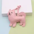 Charm de sac mignon en cuir rose pour chien, pendentif chiot rembourré doux pour femmes. - Style Cordon en Cuir / Rose