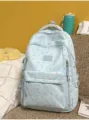Sac a dos mignon imprime dessin anime bleu clair cartable de loisirs mode variante - Sans pendentif / Bleu