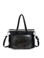 Borsa a tracolla stile giapponese a pois con pizzo carina per ragazze e uso quotidiano - Borsa Singola / Nero