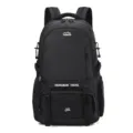 Sac à dos de randonnée et voyage multifonctionnel noir 80L pour hommes et femmes adultes - Noir