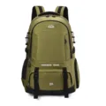 Sac à dos de randonnée vert militaire 80L grande capacité sac de voyage de camping. - Vert