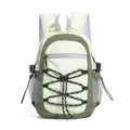 Leichter Outdoor-Wanderrucksack, funktioneller Kontrast-Rucksack für Camping und Trekking. - Grün / L