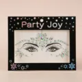 Festival face gems rhinestone stickers for party makeup, eye and brow crystal decor. - HF-116