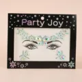 Festival face rhinestone stickers, crystal gems for party makeup, butterfly face jewel art. - HF-118