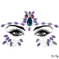 Festival face gems rhinestone temporary tattoo sticker for music party eye makeup decoration. - HF-120