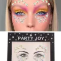 Glitzernde Strass Gesichtssteine für Party Makeup und funkelnde Festival Gesichtsaufkleber. - Stern- und Blumen-Strass-Stil (HF-177)