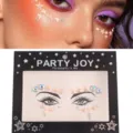 Glitzernde Gesichtssteine Strass Aufkleber für Party Make-up und Karneval Gesichts-Schmuck - Stern- und Liebesherz-Strass-Stil (HF-179)