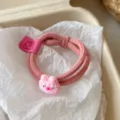 Schattig roze monster haar elastiekje voor vrouwen, leuk cartoon haaraccessoire. - Verdikte Kleine Monster Stijl / Roze